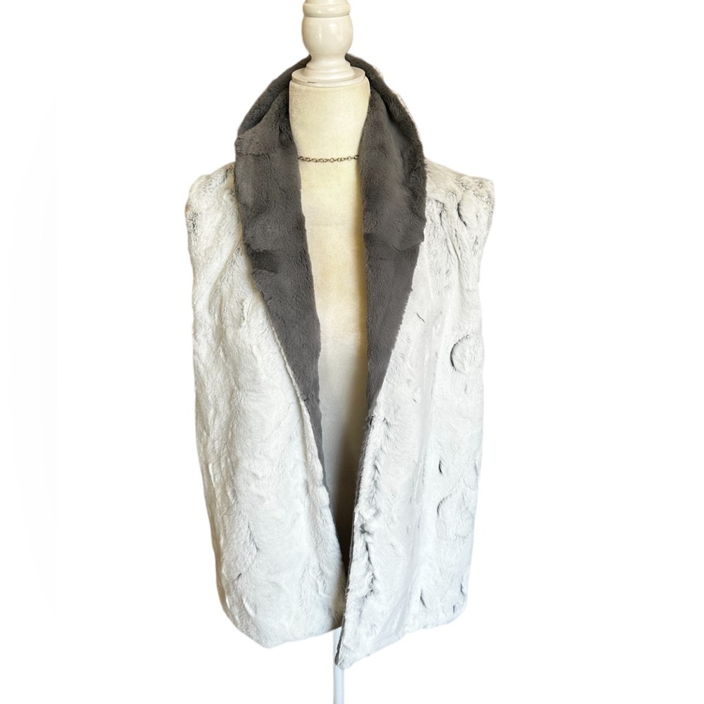 Alfred Dunner Reversible Faux Fur Vest